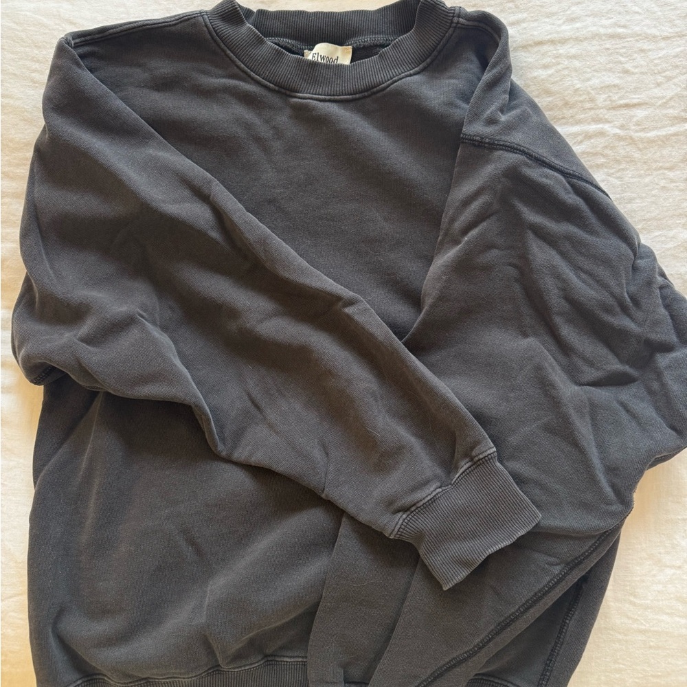 Classic Black Crewneck Sweater for Men